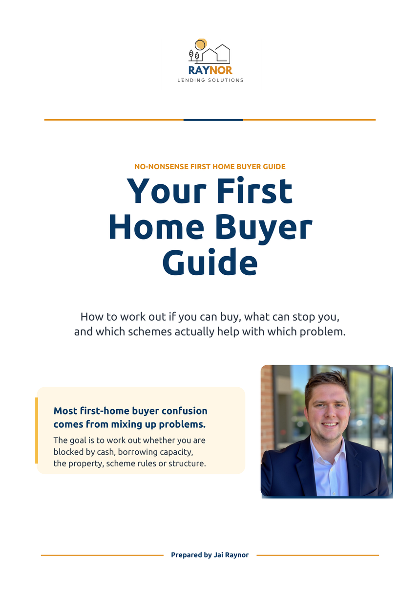 First Home Buyer Guide page 1 cover